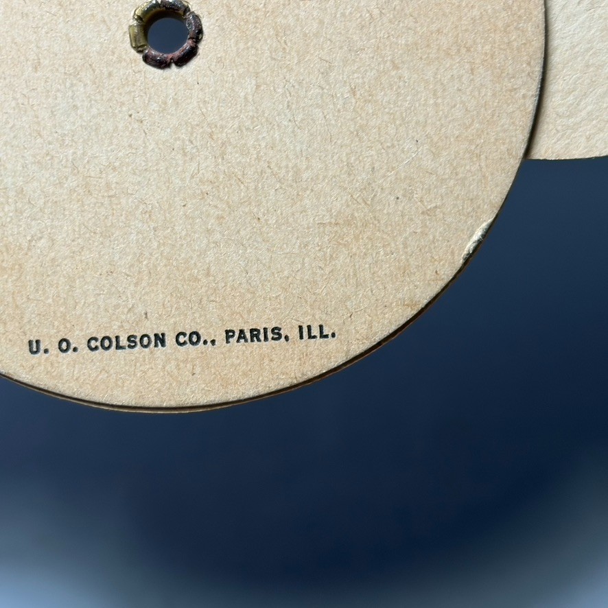 First National Bank Vintage Funeral Church Hand Fan Used