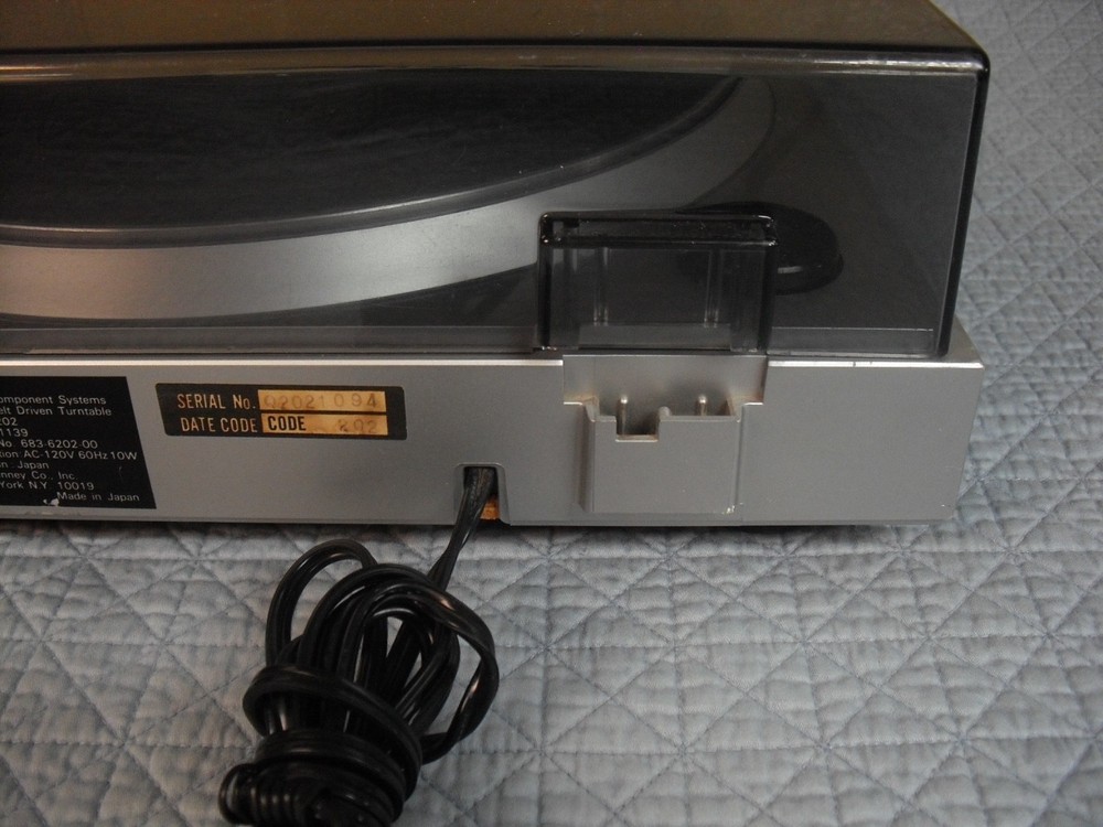 Vintage MCS Modular Componet System Semi Automatic Turntable Model 683-6202