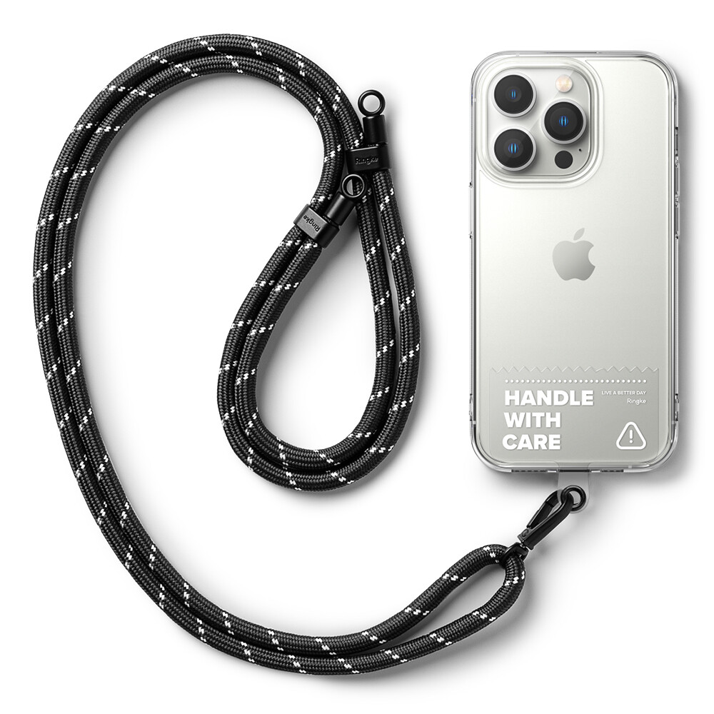 Ringke Holder Link [Strap + Phone Tether Tab] | Clear