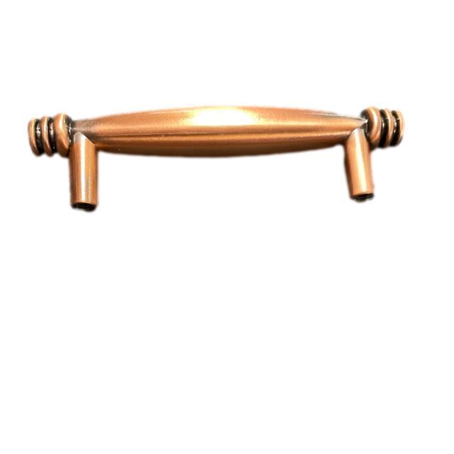 3" Domed Ringed Pull Antique Copper