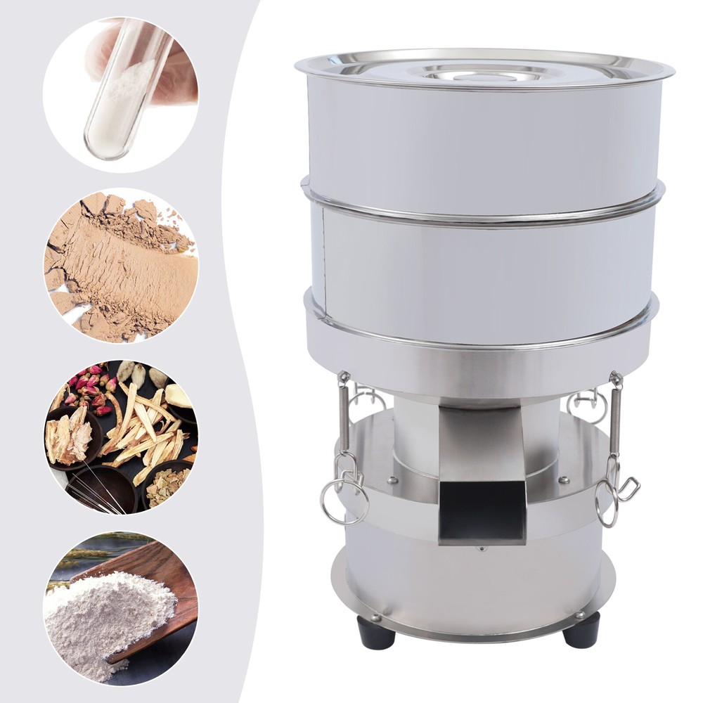 Automatic Sieve Shaker Electric Screening Vibrating Machine+Mesh Flour Sifte