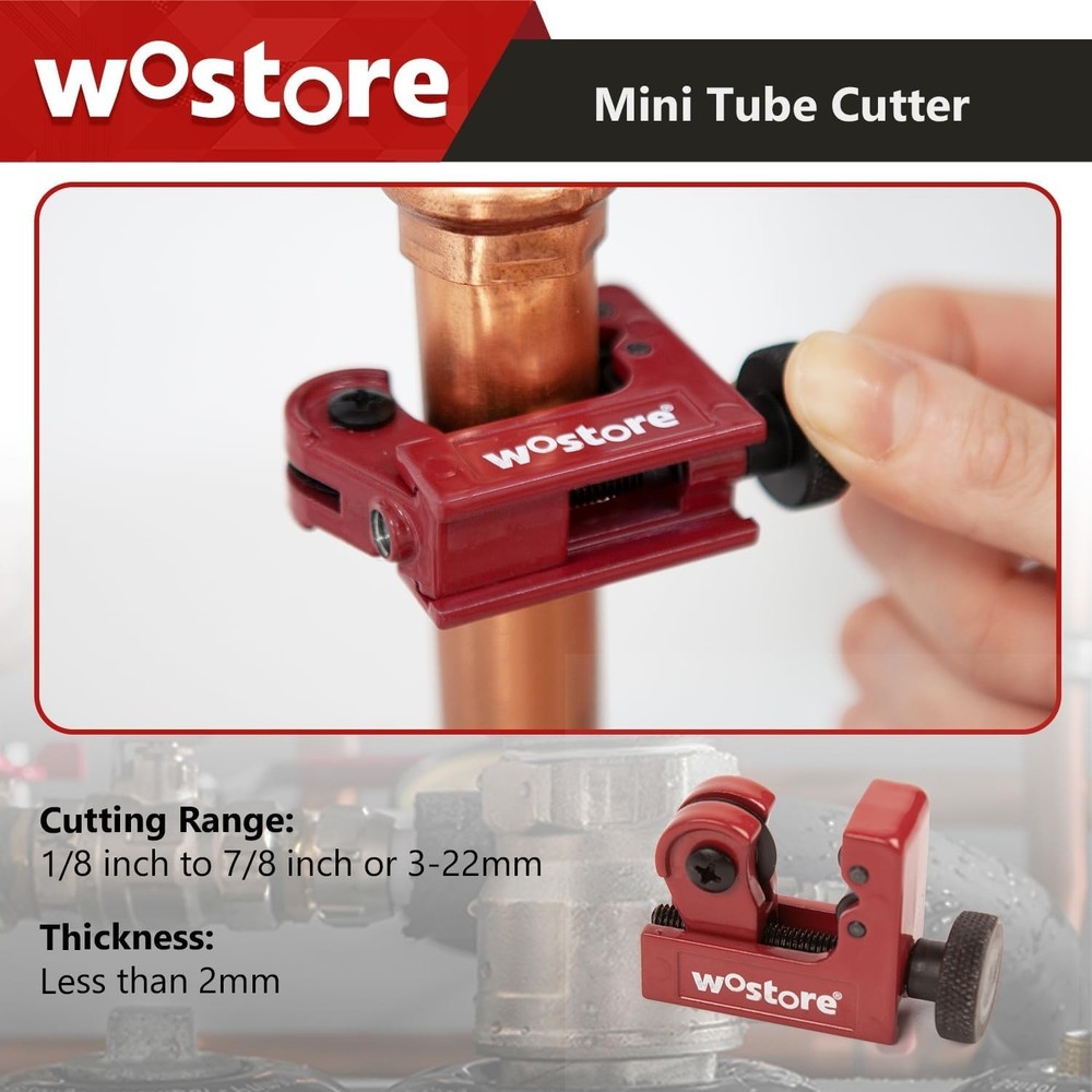 Comprehensive 180-Degree Tubing Bender Set with Functional Mini Cutter & Tools
