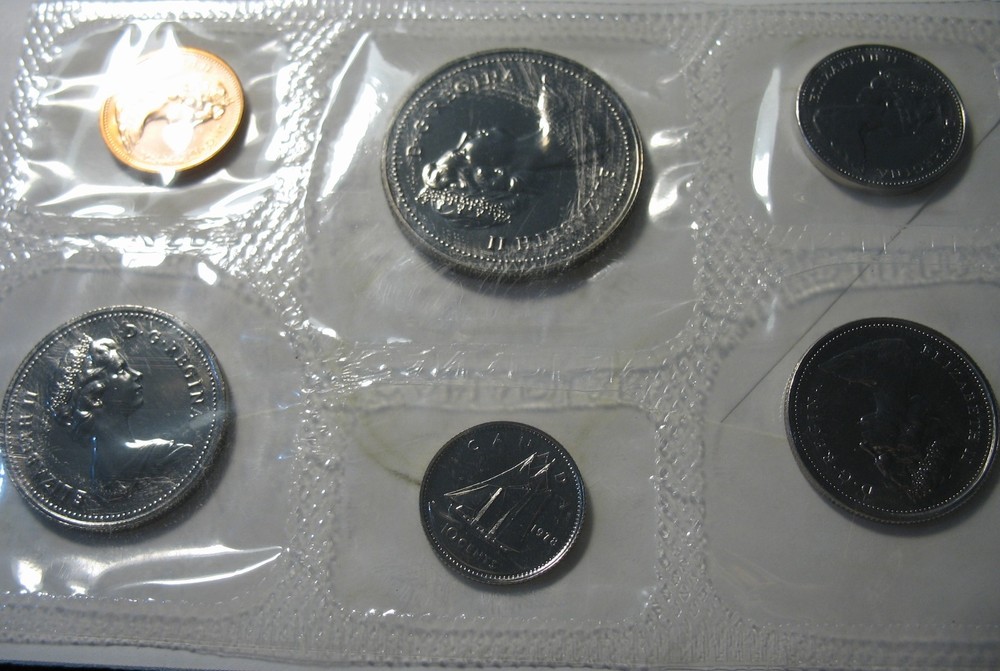 Canada 1978 Proof Like set packaging error - flipped 10-cent