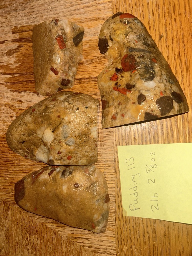 Slabbed Pudding Stones From Upper Michigan