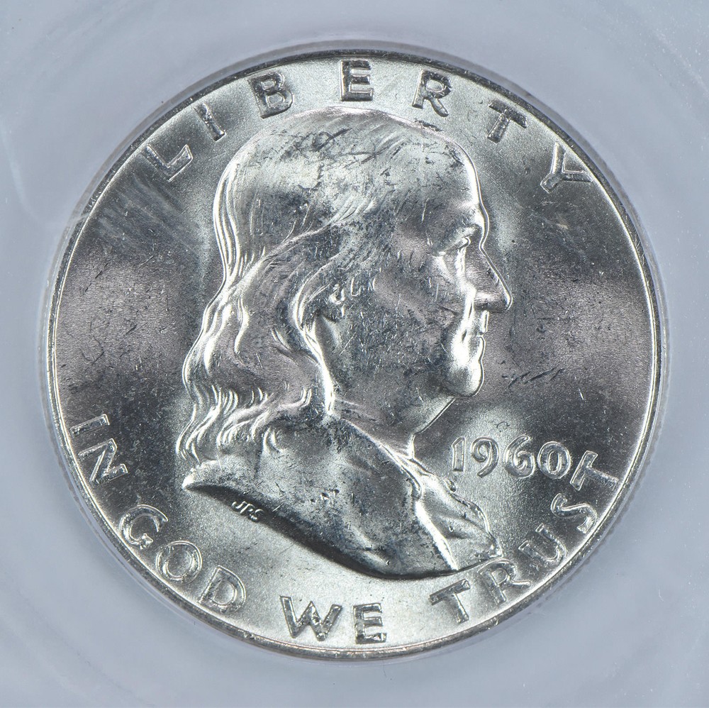 1960-D Franklin Half Dollar MS64 ICG