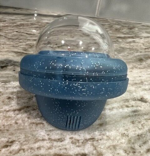 Bubble Desk Clock Hands Glow Star Design Plastic Works