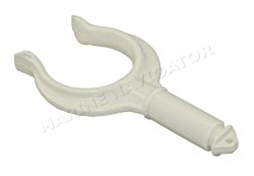Oar Collar Row Lock White Plastic 58mm