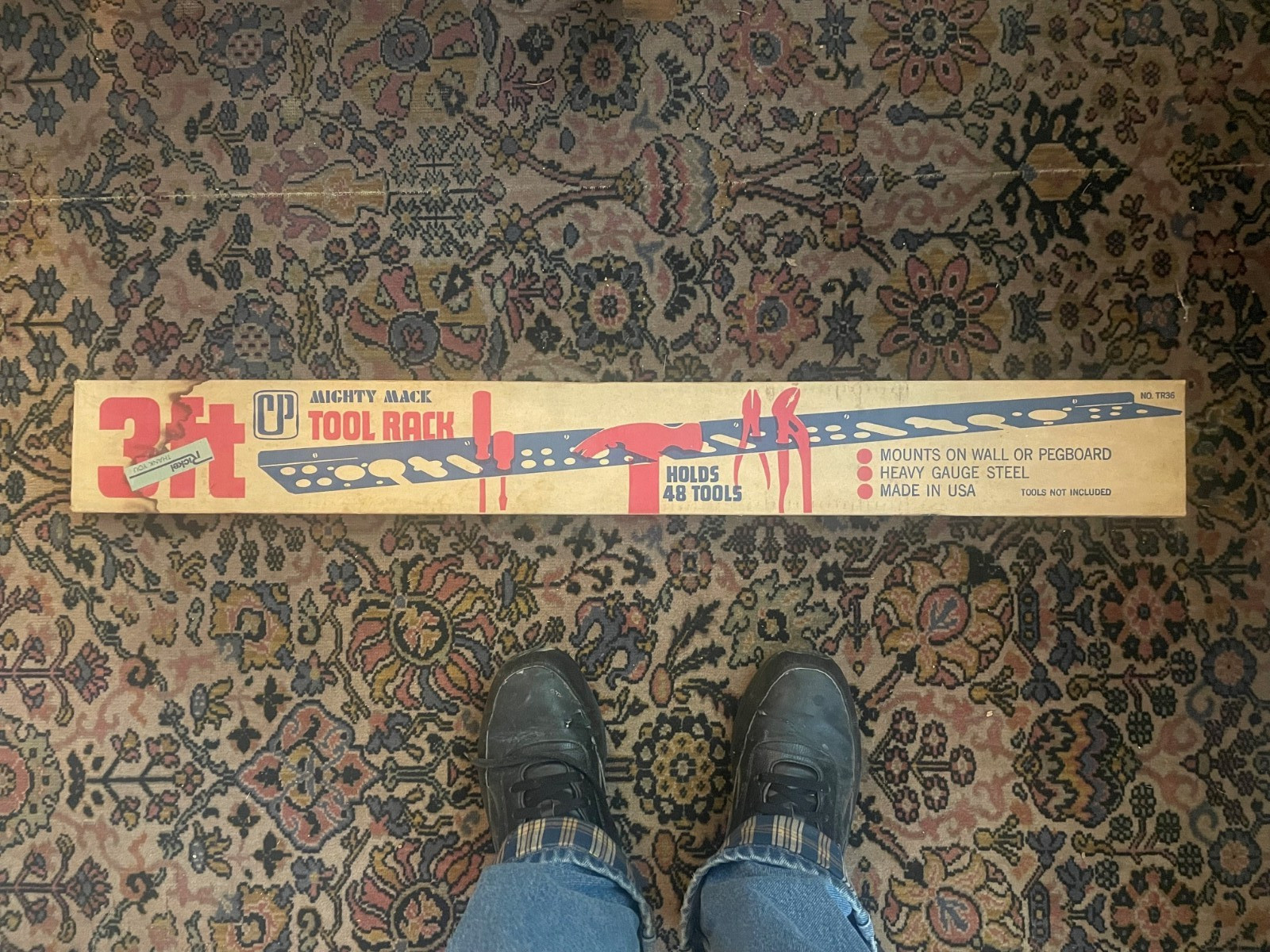 Mountable 3ft Mighty Mack Tool Rack for up to 48 Tools - Unopened Box