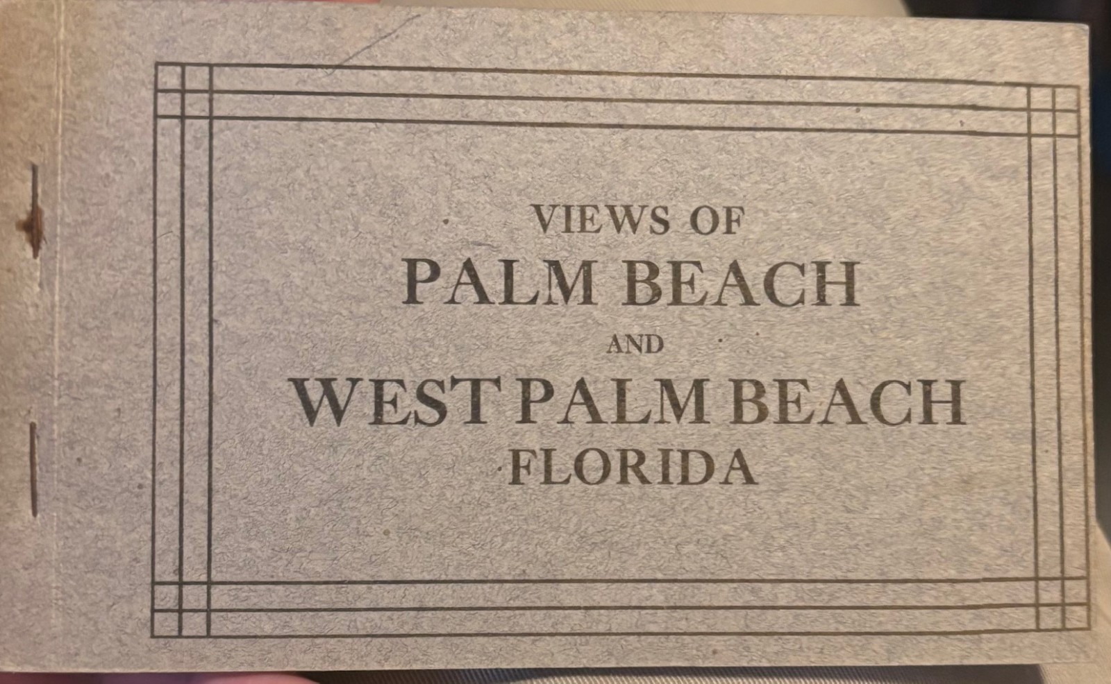 c1923 Palm Beach & West Palm Florida Souvenir Postcards