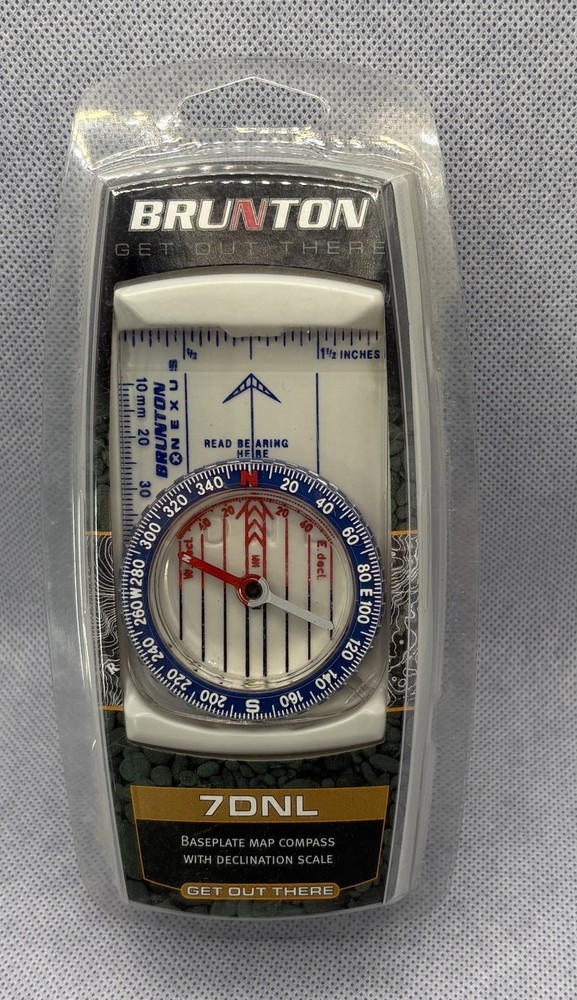 Brunton 7DNL Baseplate Map Compass With Declination Scale