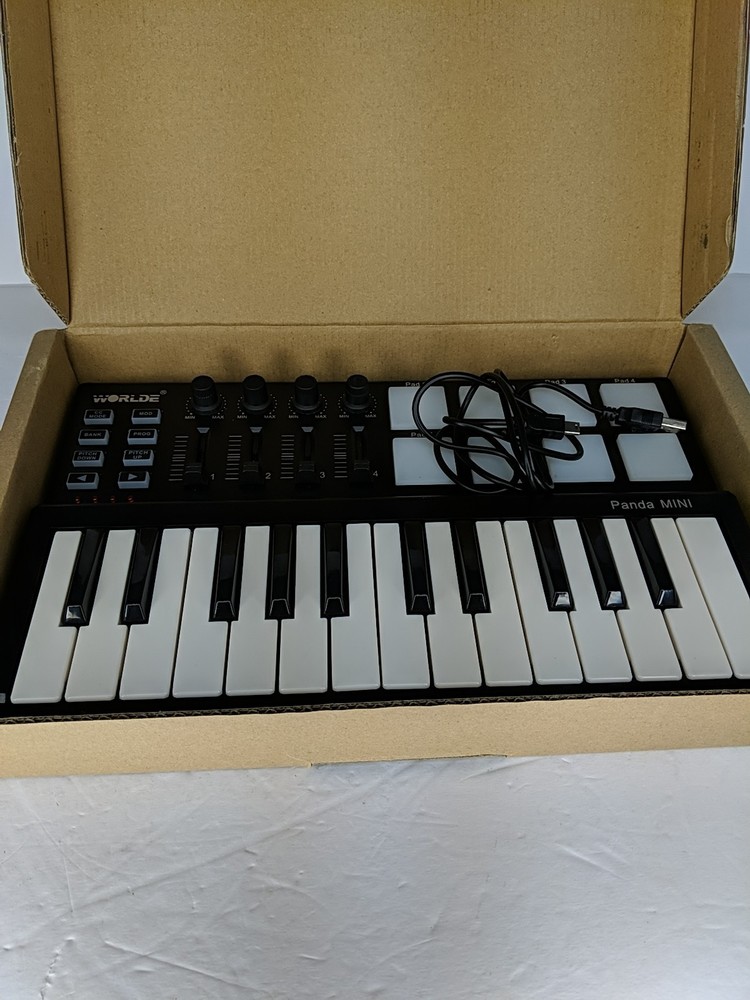 Open Box Worlde Panda Mini USB/MIDI Controller Keyboard For Windows And Mac