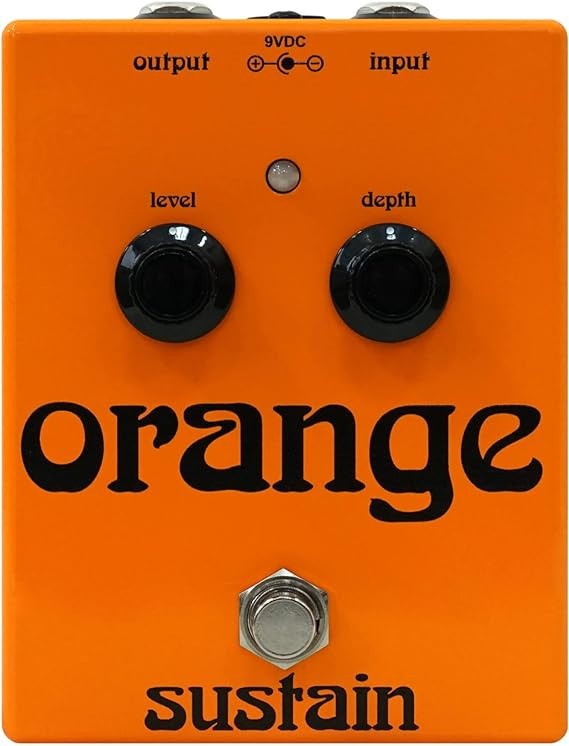 Orange Sustain Pedal