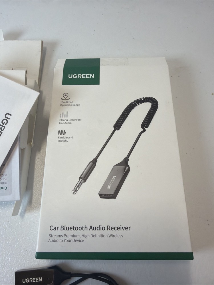 Aux to Bluetooth  Adapter 3.5Mm Bluetooth Receiver for Car USB-A