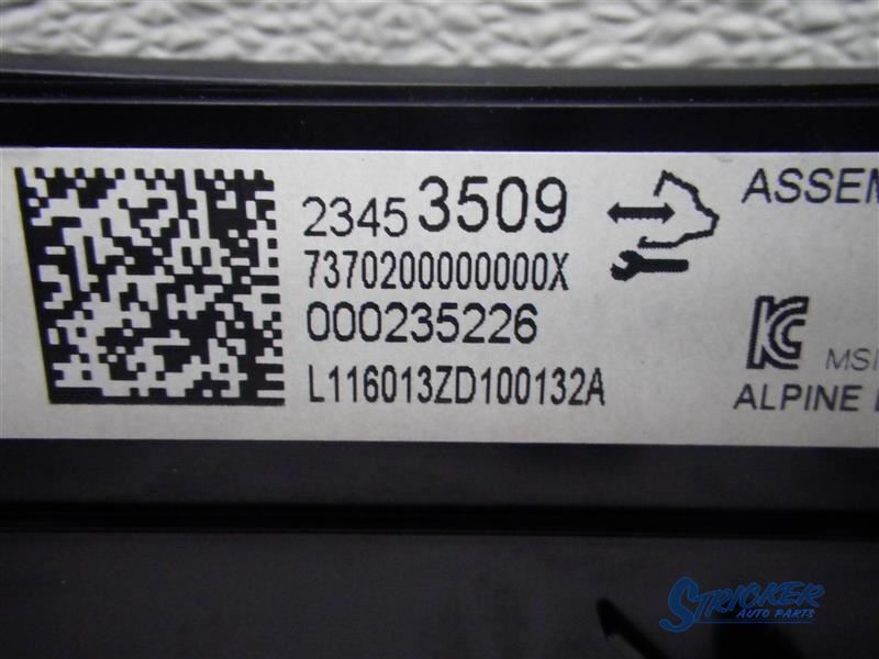 Chevrolet Impala 2015-2016 A/C Selector Switch Automatic Temperature Control 863