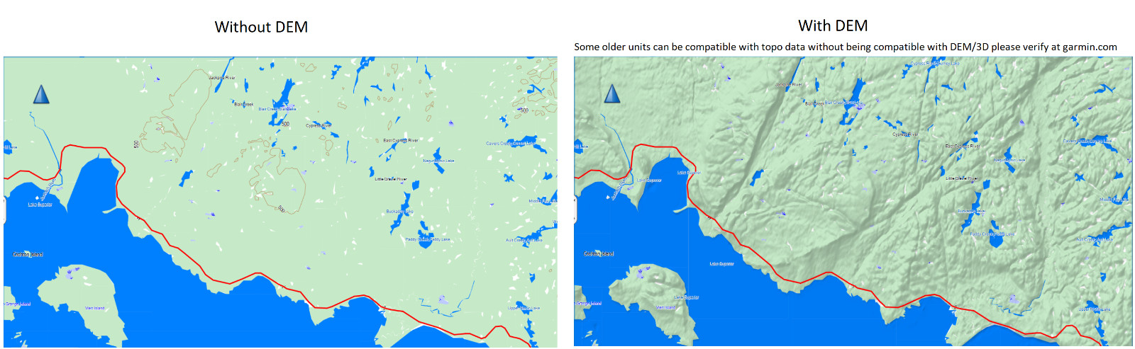 2025-26 Canada South TOPO 3D/dem map for Garmin GPS microSD or download 1:25 000