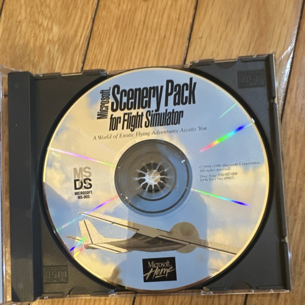 Microsoft Scenery Pack for Flight Simulator CD-ROM MS-DOS 69617 Simulation