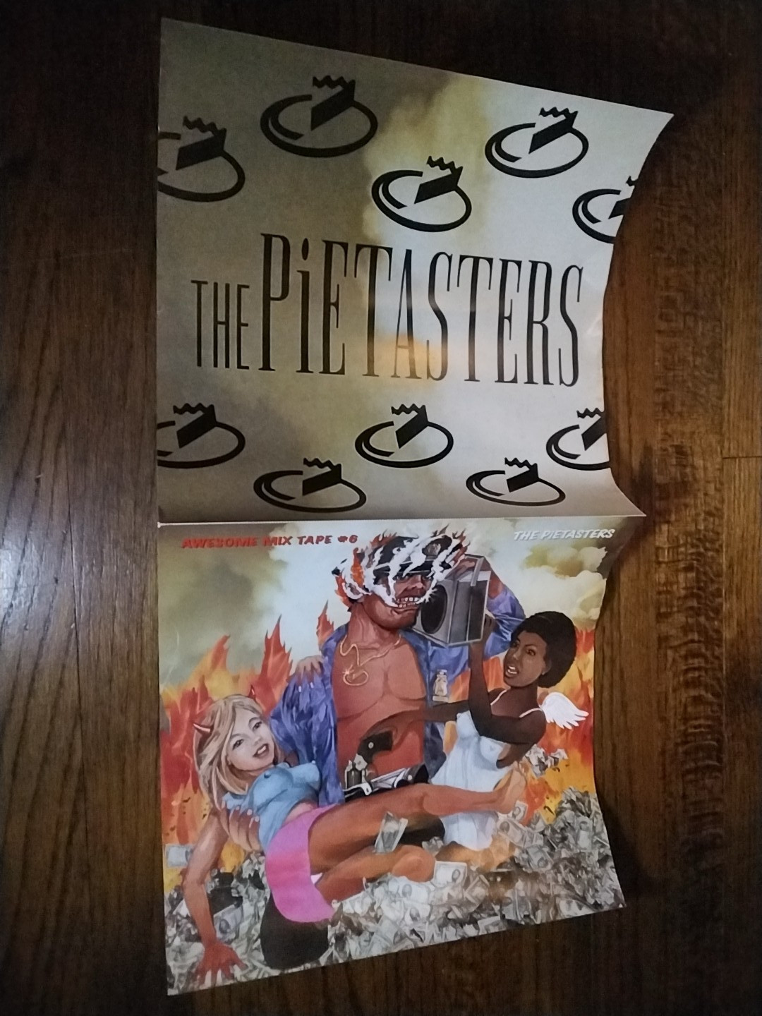 PIETASTERS Awesome Mix Tape 2sided 24x12 PROMO POSTER CD &2 STICKERS INDIE PUNK