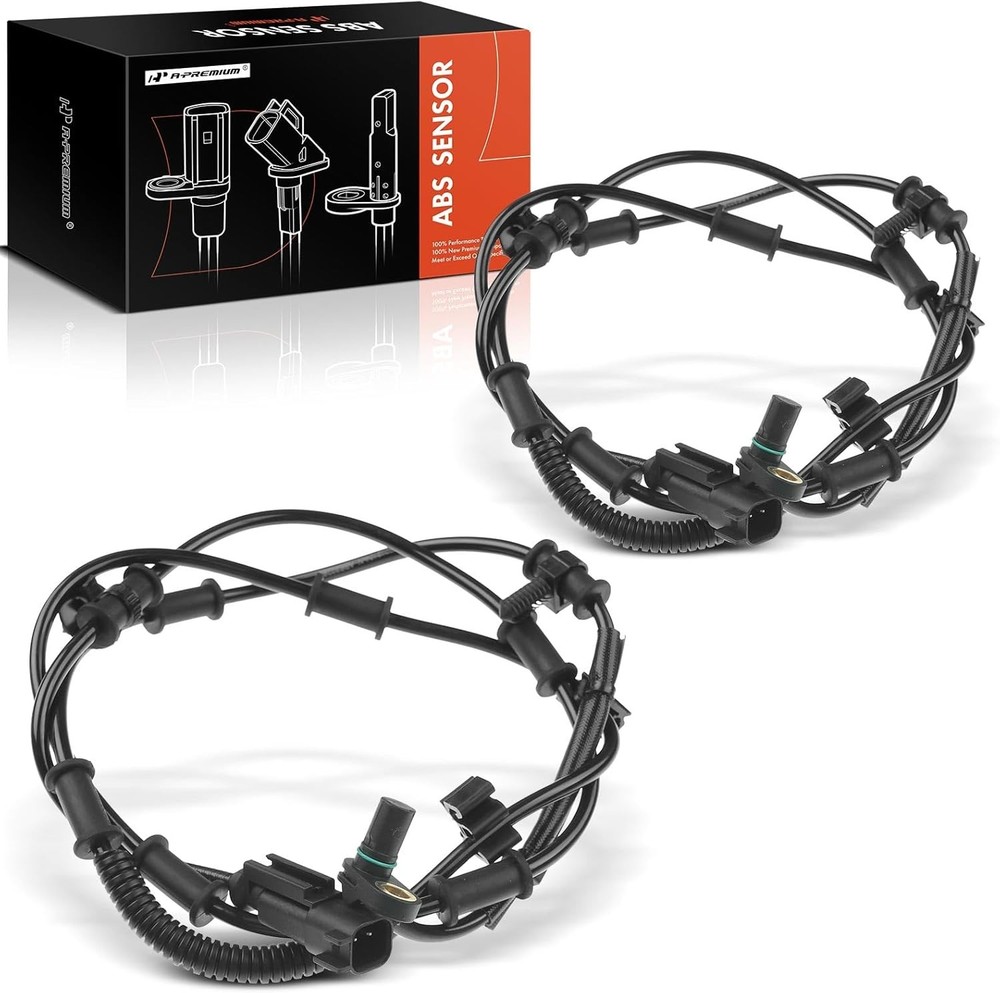 2PC Front ABS Wheel Speed Sensor Compatible with Ram 2500/3500 2014-2018, off Ro