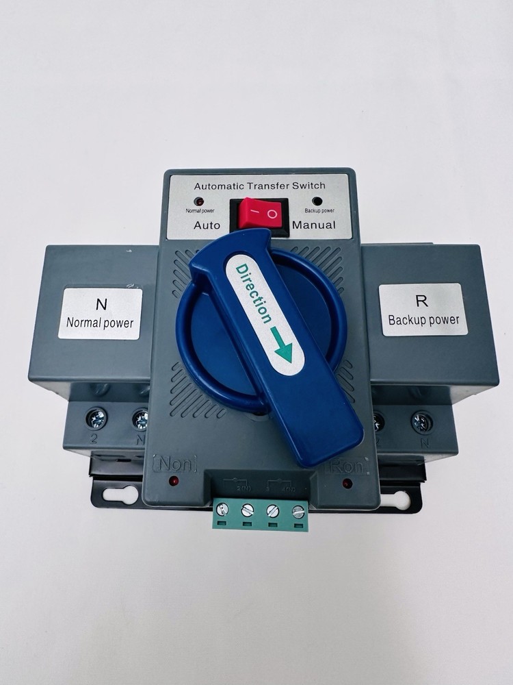 Double Power Source Automatic Transfer Switch Q2 Series 63 Amp 2 Pole