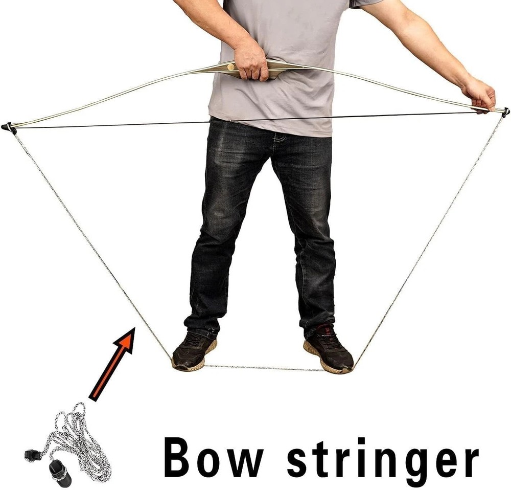 Universal Bow Stringer Tool for Traditional & Recurve Bow Stringing