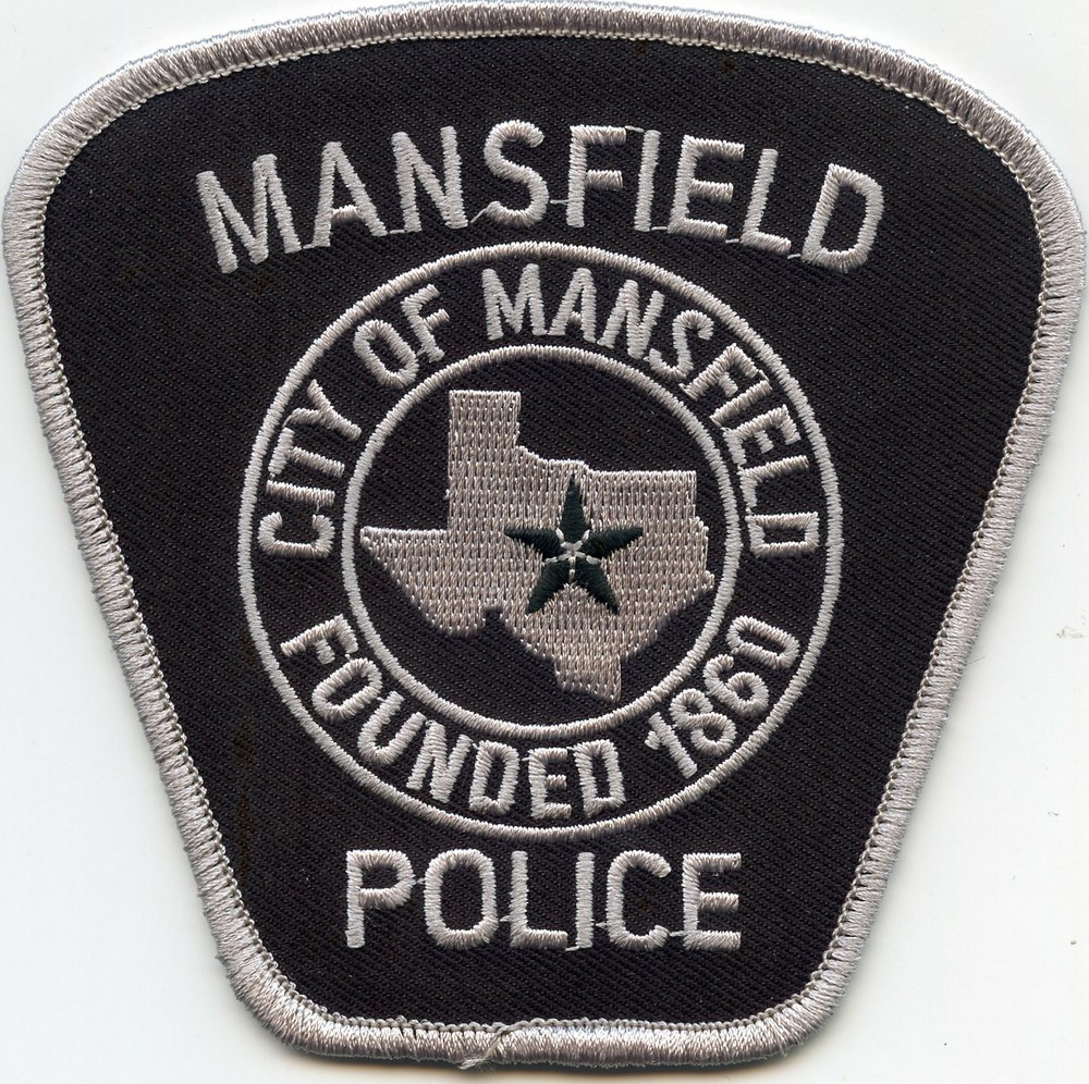 MANSFIELD TEXAS TX subdued POLICE PATCH