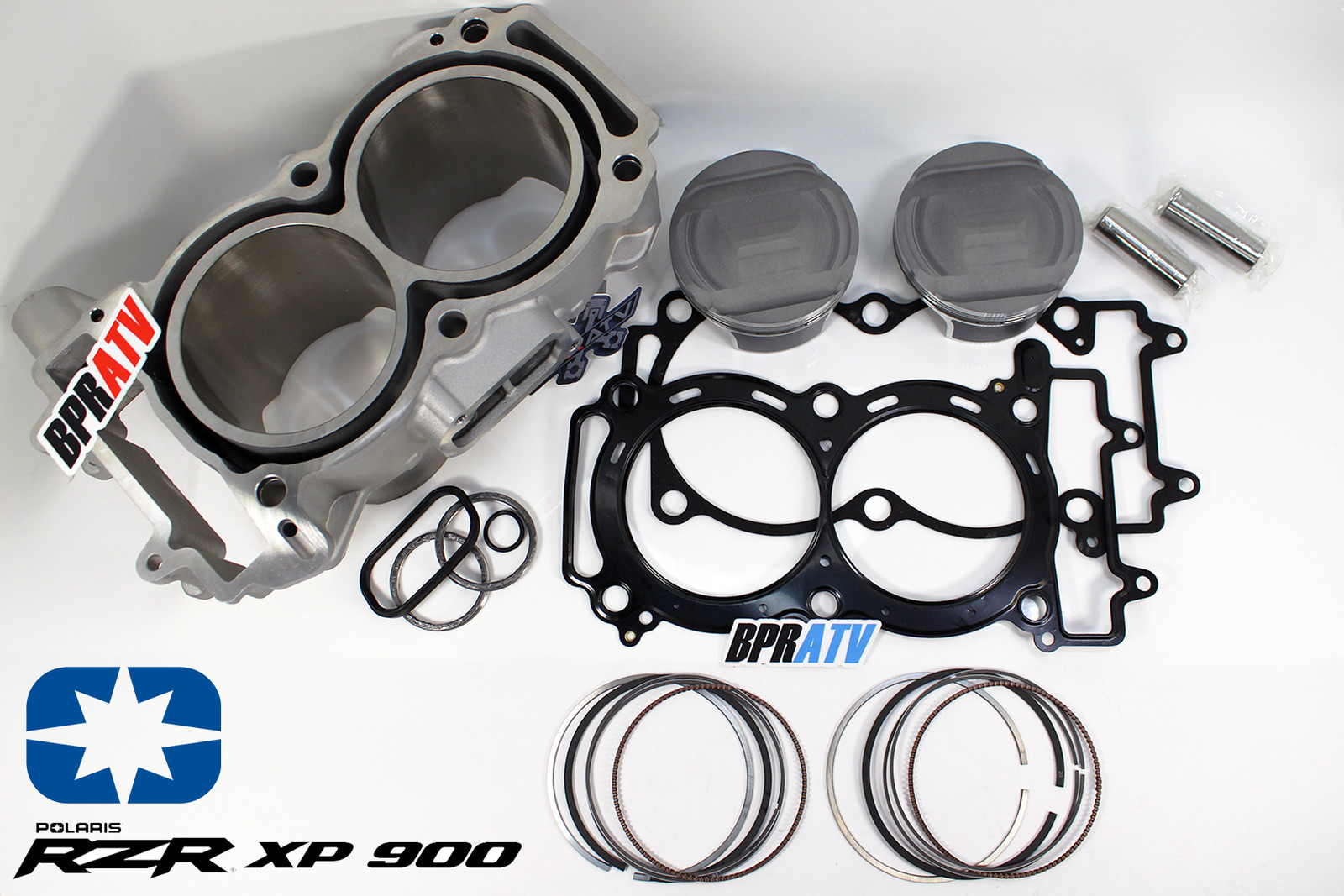 Polaris 2011-2014 RZR 900 XP 4 900 Top End Rebuild Kit Cylinder Pistons & Gasket