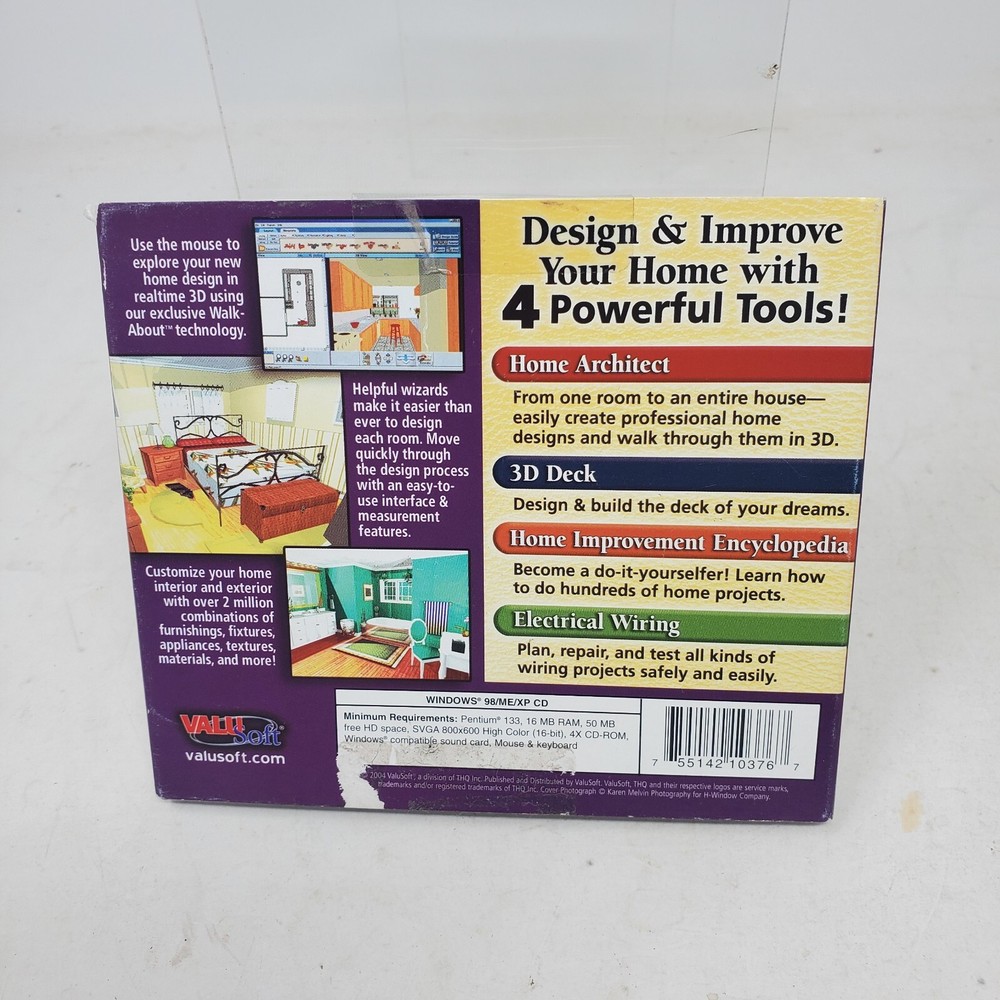 ValuSoft Custom 3D Home PC CD-Rom New