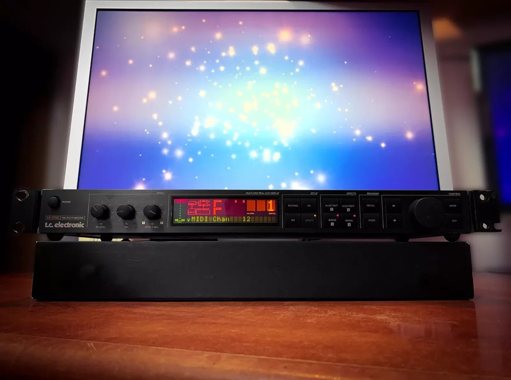 TC Electronic M-ONE 🌈RaRe🌈 Rack Mount Dual Effects Midi Audio Processor