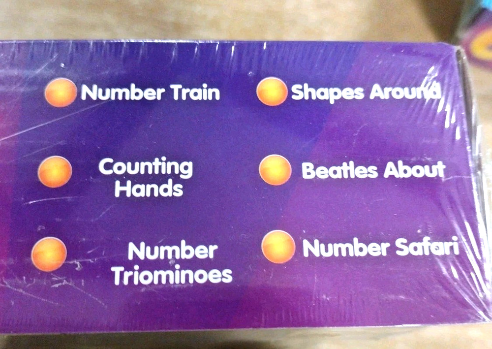 Junior Learning 6 Number Pattern Games.