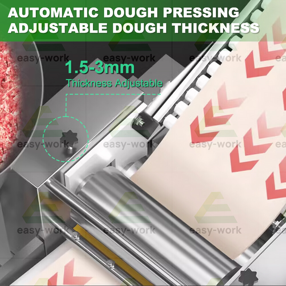 Commercial Automatic Handmade Dumpling Gyoz Samosa Maker Pastry Making Machine