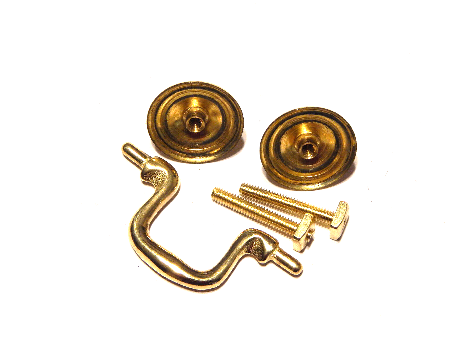 Vintage Drawer Pull 2 Inch Center Mounting Cast Brass