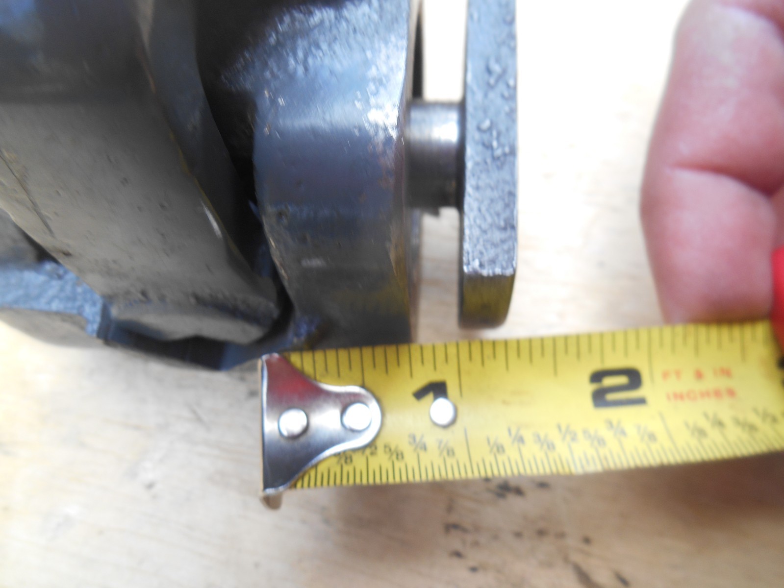 Clayton Mfg. model 0-AA lathe tool post holder, up to 3/4" bit