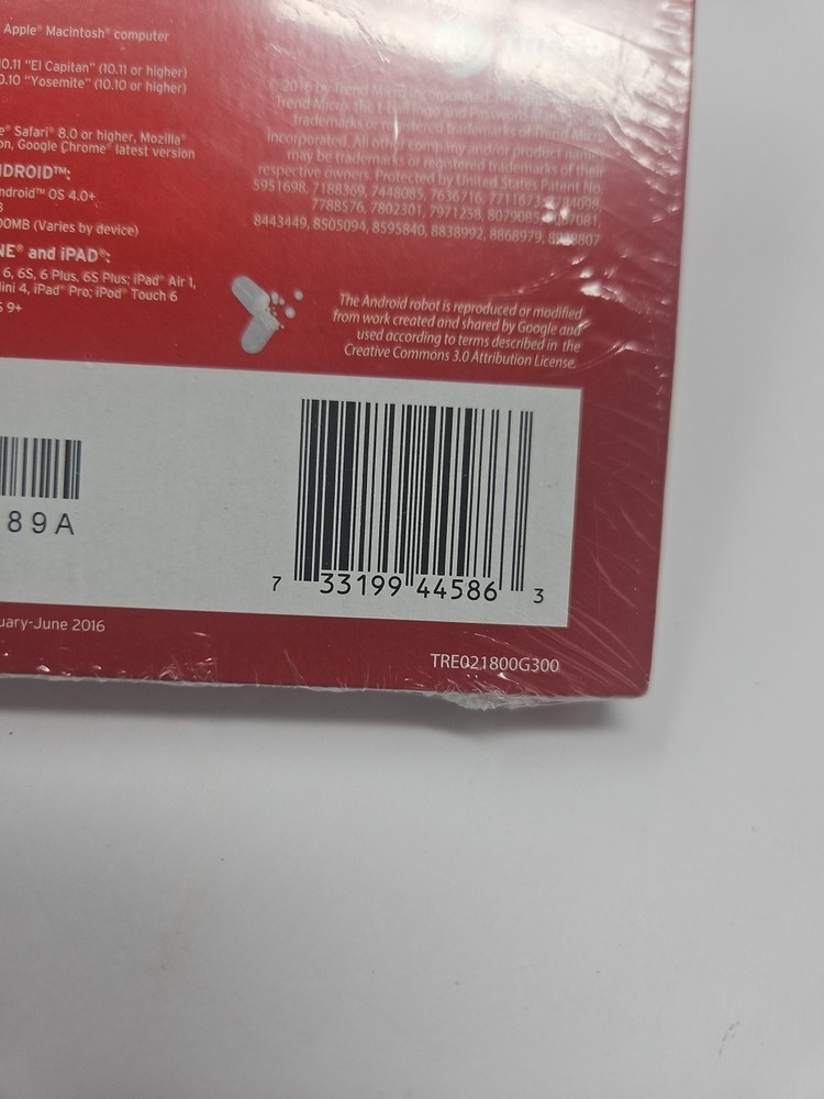 New Trend Micro Internet Security Advanced Online Protection. 3 Device Protector