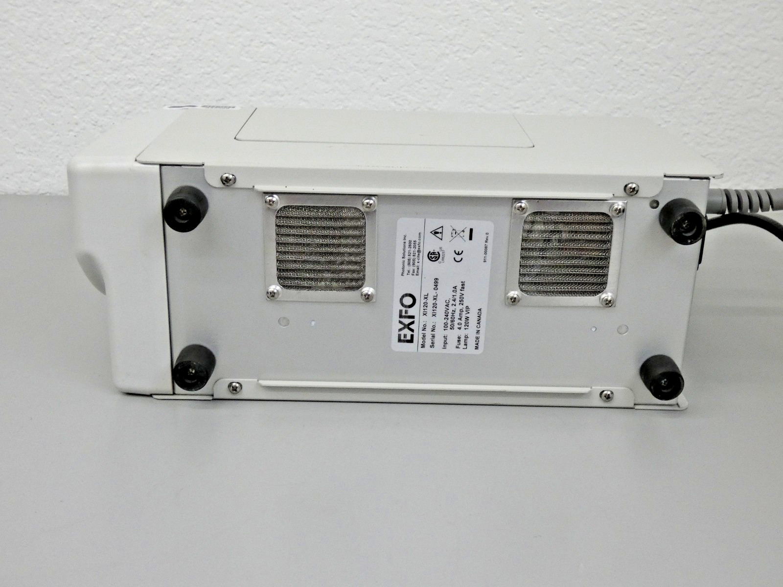 EXFO X-Cite XI120-XL Illuminator, Light Guide, Collimator for Nikon /TIRF