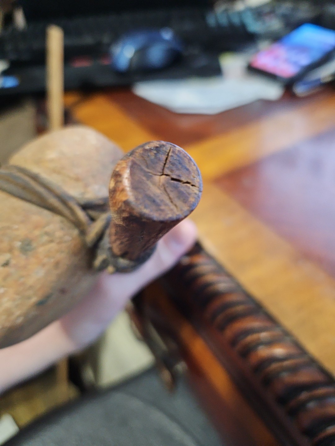 native american stone tomahawk date unknown