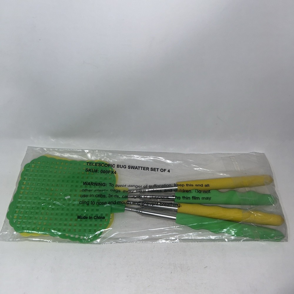 Unopened Extendable Fly Swatter Bug Telescopic New