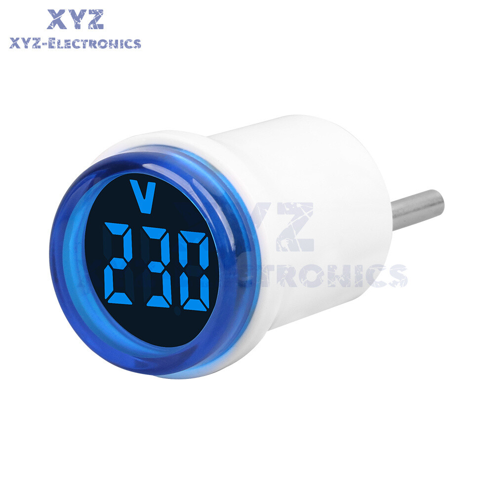 230V Digital AC Voltmeter Indicator Voltage Meter Measure 50-500V Socket Tester