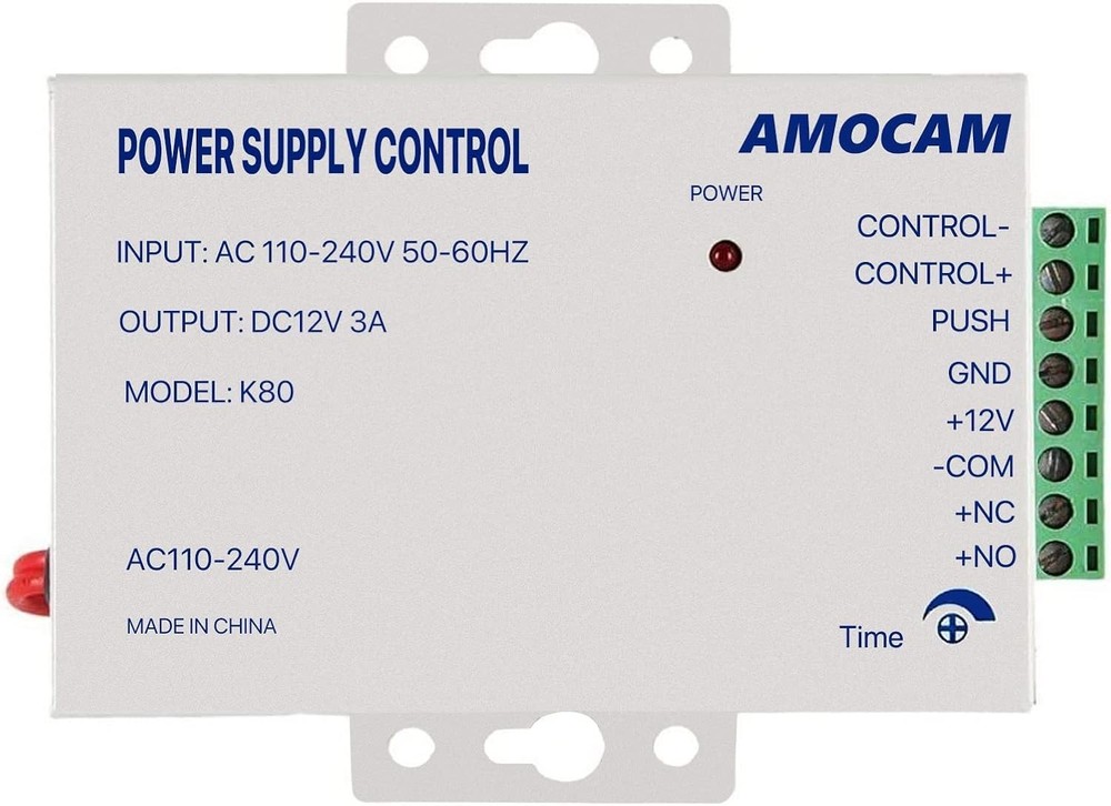 Global K80 Power Supply Control 12V for Electric Locks & Access Controllers