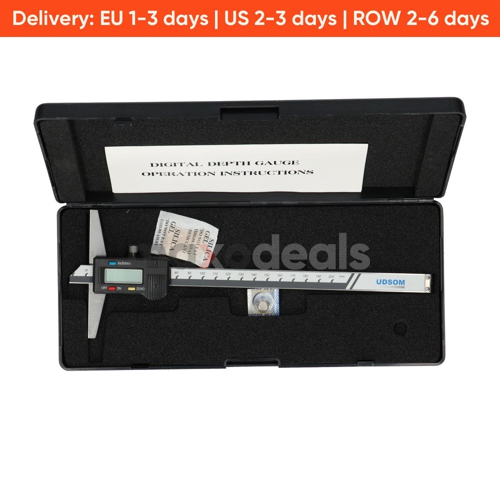 Udsom PLM121102 Digital Depth Gauge New NFP