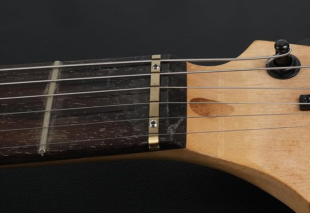 6 String 42mm Electric Guitar Nut Split Regulation Adjustable Height Brass Nut