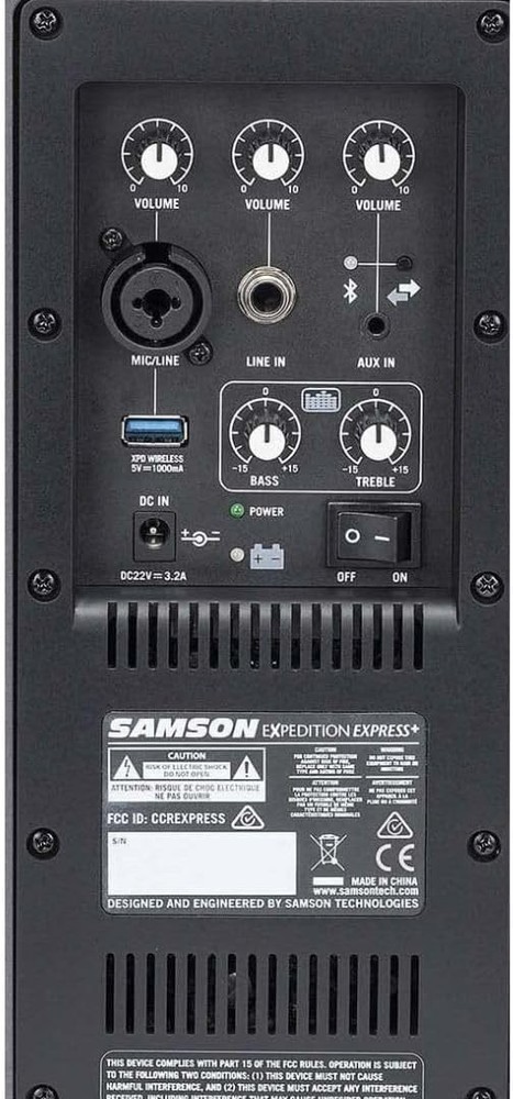 Samson SAXPEXPP, Express+ Portable PA with Bluetooth & Wired Mic. - Open Box