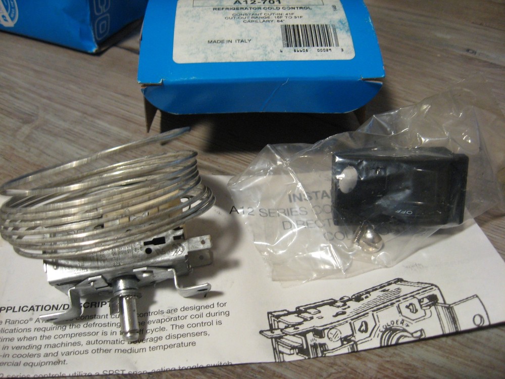 Ranco Refrigerator Cold Control A12-701 Commercial Defrost Controller