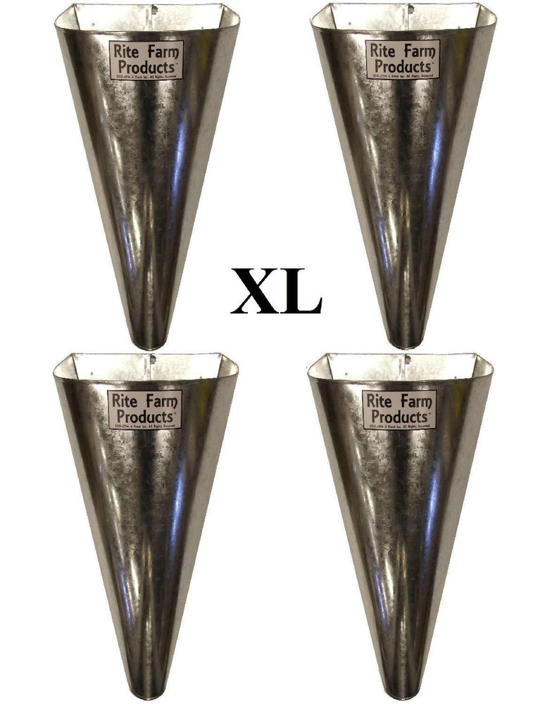 4 PACK-EXTRA LARGE- RESTRAINING KILLING KILL PROCESSING CONES FOR POULTRY TURKEY
