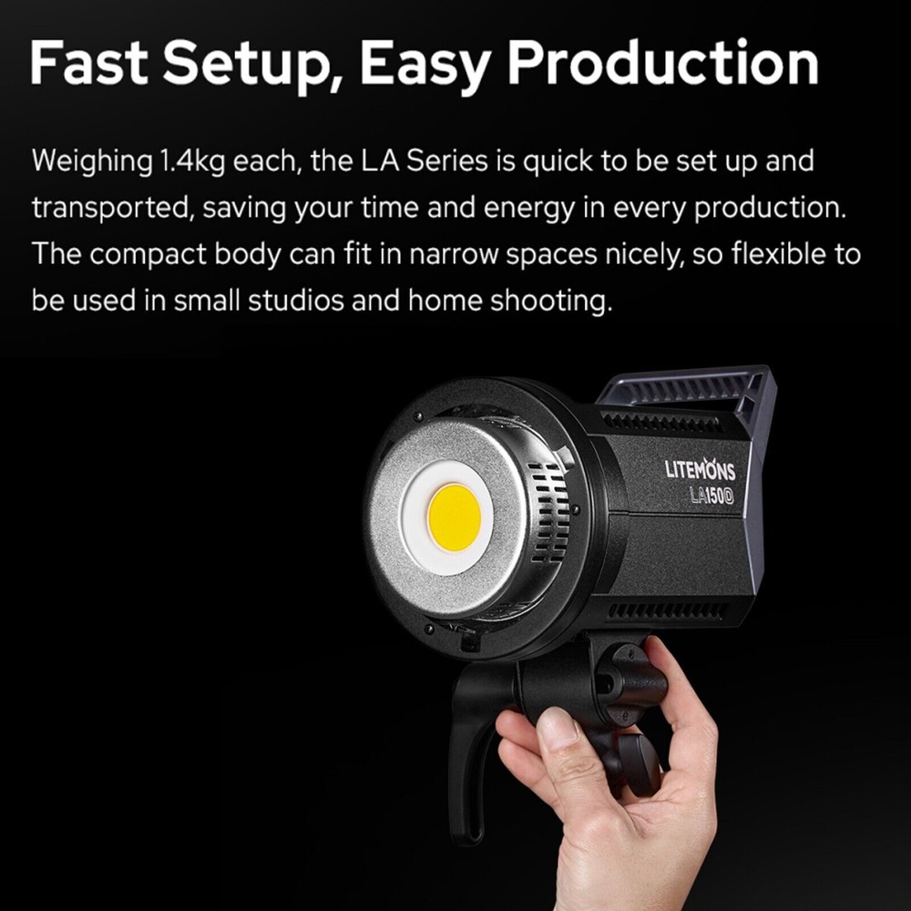 US Godox LA200D LED Light 230W Video Light Bowen Mount Continuous Studio Light