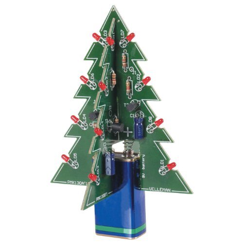 Velleman 3D Xmas Tree Educational Soldering Practice Kit