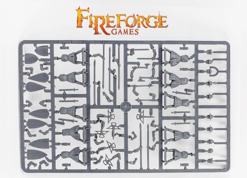 FIREFORGE GAMES DVMO03-BS (FFG005) TEUTONIC INFANTRY 28 MULTI-PART 28mm FIGURES