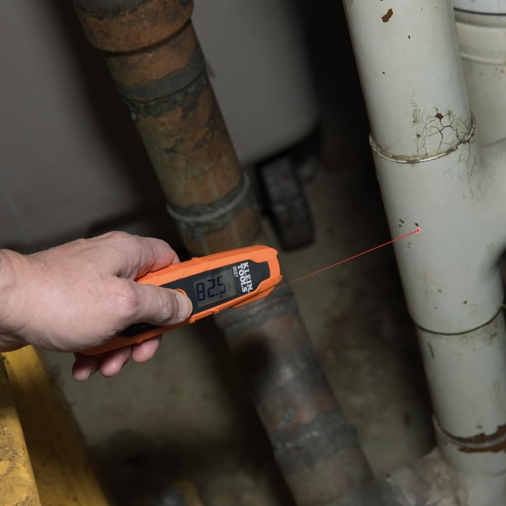 Accurate Infrared and Probe Thermometer with Target Laser – Backlit LCD Display