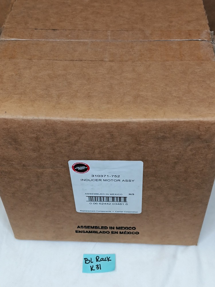 Inducer Motor Assembly 310371-752