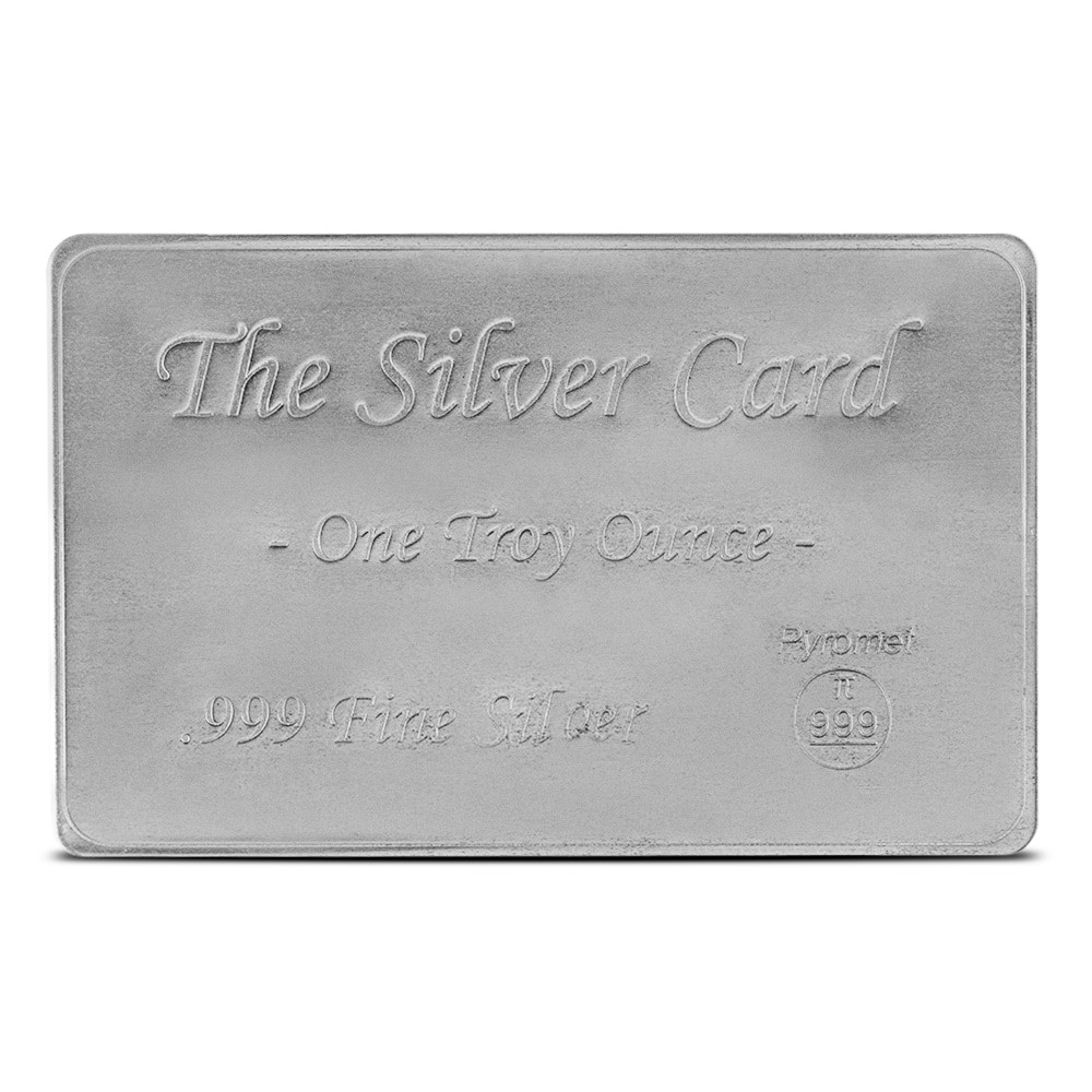 1 oz Pyromet Silver Card (New w/ CoA)