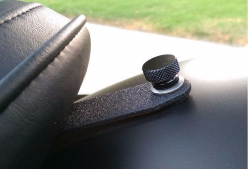 2x For Harley Davidson Seat Bolt Black Anodized CNC Billet Rear Mounting Screws